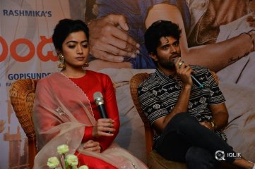 Geeta Govindham Movie Press Meet at Vizag